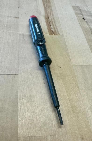 WÜRTH einpoliger Spannungsprüfer Phasenprüfer Schraubendreher VDE 150-250V